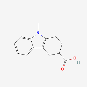 9-Methyl-2,3,4,9-tetrahydro-1H-carbazole-3-carboxylic acid