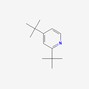 molecular formula C13H21N B14687442 2,4-Bis(t-butyl)pyridine CAS No. 29939-31-9