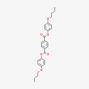 molecular formula C28H30O6 B14687463 Bis(4-butoxyphenyl) benzene-1,4-dicarboxylate CAS No. 24707-01-5