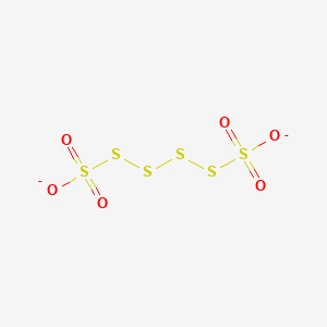 molecular formula O6S6-2 B14687469 Tetrasulfane-1,4-disulfonate CAS No. 31294-89-0