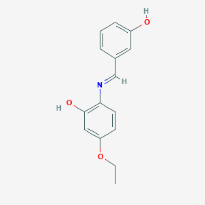 5-Ethoxy-2-[(3-hydroxyphenyl)methylideneamino]phenol