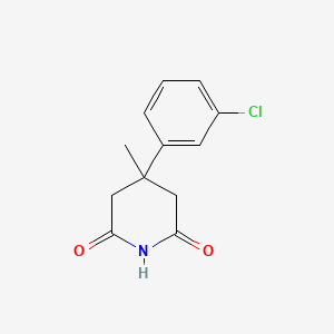 4-(3-Chlorophenyl)-4-methylpiperidine-2,6-dione