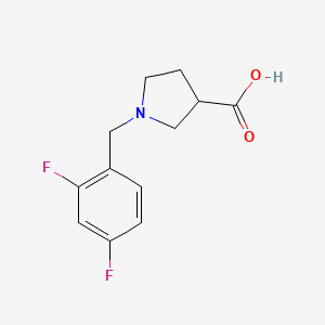 1-(2,4-Difluorobenzyl)pyrrolidine-3-carboxylic acid