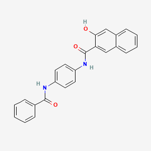 N-(4-Benzamidophenyl)-3-hydroxynaphthalene-2-carboxamide