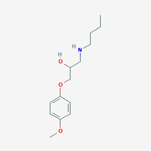 1-(Butylamino)-3-(4-methoxyphenoxy)propan-2-OL