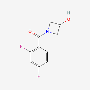 molecular formula C10H9F2NO2 B1468758 1-(2,4-Difluorobenzoyl)azetidin-3-ol CAS No. 1340101-44-1