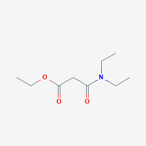 molecular formula C9H17NO3 B14687615 Ethyl 3-(diethylamino)-3-oxopropanoate CAS No. 33567-70-3