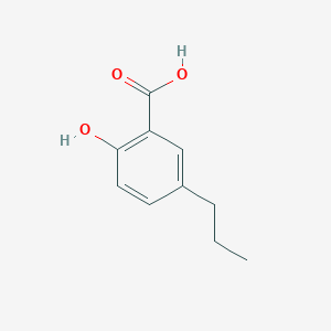 molecular formula C10H12O3 B14687684 2-Hydroxy-5-propylbenzoic acid CAS No. 28488-44-0