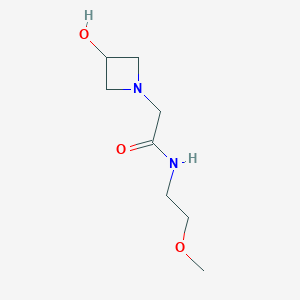 2-(3-hydroxyazetidin-1-yl)-N-(2-methoxyethyl)acetamide
