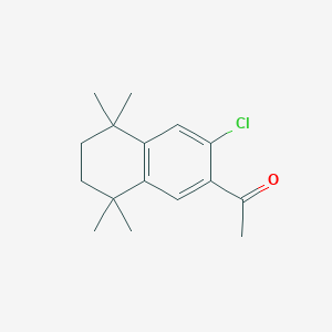 1-(3-Chloro-5,5,8,8-tetramethyl-5,6,7,8-tetrahydronaphthalen-2-yl)ethanone