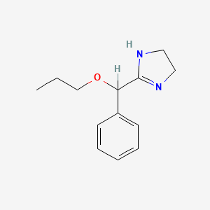 2-(alpha-Propoxybenzyl)-2-imidazoline-