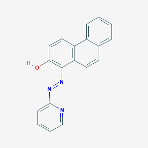 molecular formula C19H13N3O B14687818 1-[2-(Pyridin-2-yl)hydrazinylidene]phenanthren-2(1H)-one CAS No. 36190-42-8