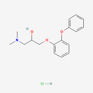 1-Dimethylamino-3-(o-phenoxyphenoxy)-2-propanol hydrochloride