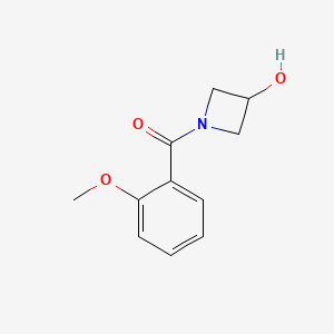 molecular formula C11H13NO3 B1468784 1-(2-Methoxybenzoyl)azetidin-3-ol CAS No. 1339115-21-7