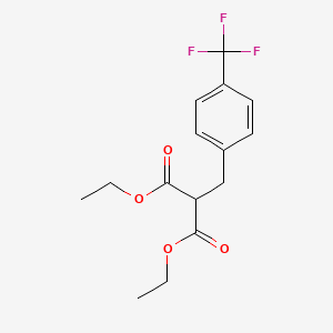 Propanedioic acid, [[4-(trifluoromethyl)phenyl]methyl]-, diethyl ester