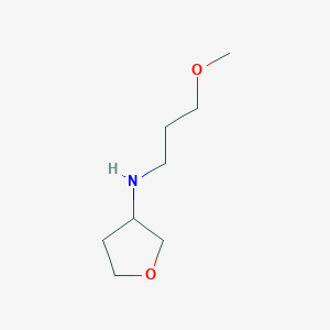molecular formula C8H17NO2 B1468786 N-(3-methoxypropyl)oxolan-3-amine CAS No. 1342484-57-4