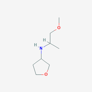 molecular formula C8H17NO2 B1468788 N-(1-methoxypropan-2-yl)oxolan-3-amine CAS No. 1340456-03-2