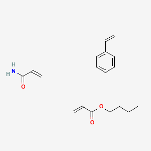 Butyl prop-2-enoate;prop-2-enamide;styrene