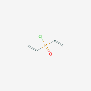 molecular formula C4H6ClOP B14687895 Diethenylphosphinic chloride CAS No. 34833-61-9