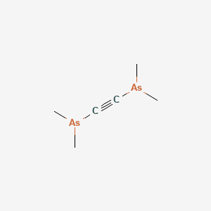 Arsine, 1,2-ethynediylbis(dimethyl-