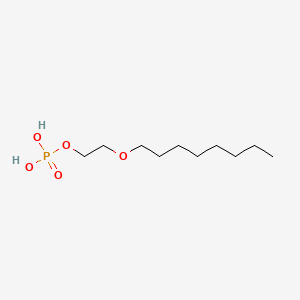 molecular formula C10H23O5P B14687934 2-(Octyloxy)ethyl dihydrogen phosphate CAS No. 31800-88-1