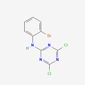 N-(2-bromophenyl)-4,6-dichloro-1,3,5-triazin-2-amine