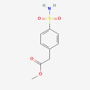 molecular formula C9H11NO4S B1468797 Methyl 2-(4-sulfamoylphenyl)acetate CAS No. 882-93-9