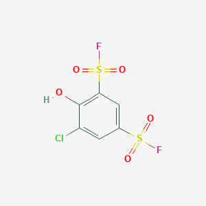 5-Chloro-4-hydroxybenzene-1,3-disulfonyl difluoride