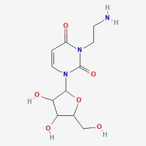 3-(2-Aminoethyl)-1-pentofuranosylpyrimidine-2,4(1h,3h)-dione