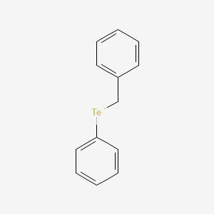 Benzene, [(phenylmethyl)telluro]-