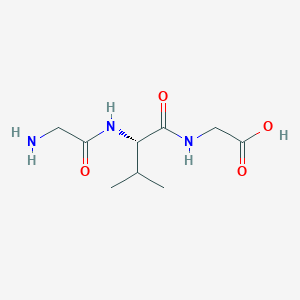 molecular formula C9H17N3O4 B14688002 Gly-Val-Gly CAS No. 28112-97-2