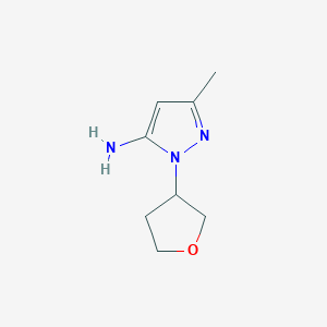 3-methyl-1-(oxolan-3-yl)-1H-pyrazol-5-amine