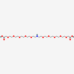 3,6,9,12,15,21,24,27,30,33-Decaoxa-18-azapentatriacontane-1,35-dioic acid