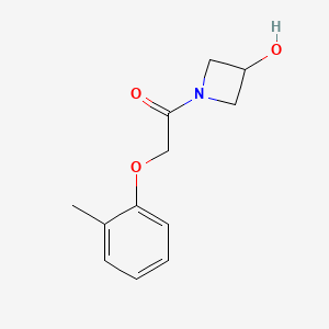 1-(3-Hydroxyazetidin-1-yl)-2-(2-methylphenoxy)ethan-1-one
