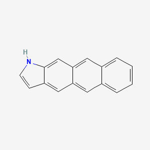 molecular formula C16H11N B14688098 1H-Naphtho[2,3-F]indole CAS No. 23989-95-9