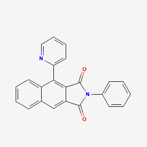 2-Phenyl-4-(pyridin-2-yl)-1h-benzo[f]isoindole-1,3(2h)-dione