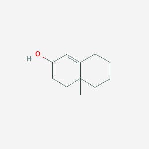 B14688164 4a-Methyl-2,3,4,4a,5,6,7,8-octahydronaphthalen-2-ol CAS No. 26675-10-5