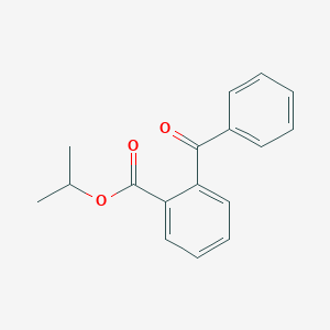 molecular formula C17H16O3 B14688188 Propan-2-yl 2-benzoylbenzoate CAS No. 32017-66-6