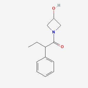 molecular formula C13H17NO2 B1468819 1-(3-Hydroxyazetidin-1-yl)-2-phenylbutan-1-one CAS No. 1339601-58-9