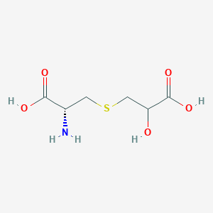 molecular formula C6H11NO5S B14688201 S-(2-Carboxy-2-hydroxyethyl)-L-cysteine CAS No. 29529-32-6