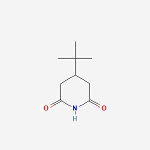 molecular formula C9H15NO2 B1468823 4-叔丁基哌啶-2,6-二酮 CAS No. 65970-74-3