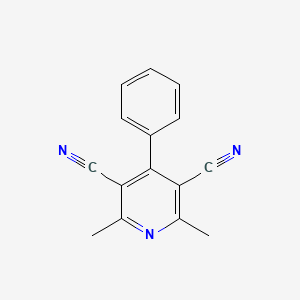 2,6-Dimethyl-4-phenylpyridine-3,5-dicarbonitrile