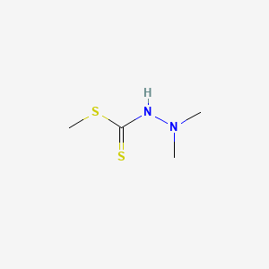 Hydrazinecarbodithioic acid, 2,2-dimethyl-, methyl ester