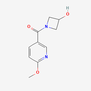 1-(6-Methoxypyridine-3-carbonyl)azetidin-3-ol
