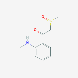 2-(Methanesulfinyl)-1-[2-(methylamino)phenyl]ethan-1-one