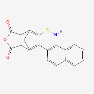 5H-7,11-Methanofuro[3,4-g]naphtho[1,2-c][1,2]benzothiazine-8,10-dione