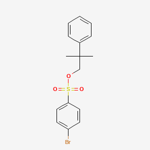 2-Methyl-2-phenylpropyl 4-bromobenzene-1-sulfonate