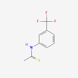 Ethanethioamide, N-(3-(trifluoromethyl)phenyl)-