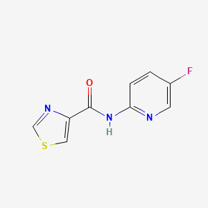 molecular formula C9H6FN3OS B1468842 N-(5-fluoropyridin-2-yl)-1,3-thiazole-4-carboxamide CAS No. 1498694-03-3