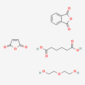 2-Benzofuran-1,3-dione;furan-2,5-dione;hexanedioic acid;2-(2-hydroxyethoxy)ethanol